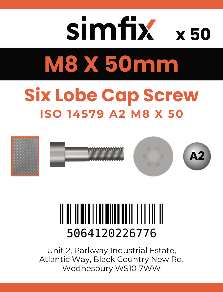 Simfix product label - 14579A208050-T