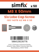 Simfix product label - 14579A208050-T
