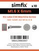Simfix product label - 14581A2016006-D