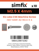 Simfix product label - 14581A2025004-D