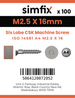 Simfix product label - 14581A4025016-T