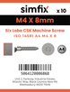 Simfix product label - 14581A404008-D