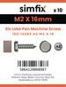 Simfix product label - 14583A202016-D