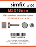 Simfix product label - 14583A202016-T