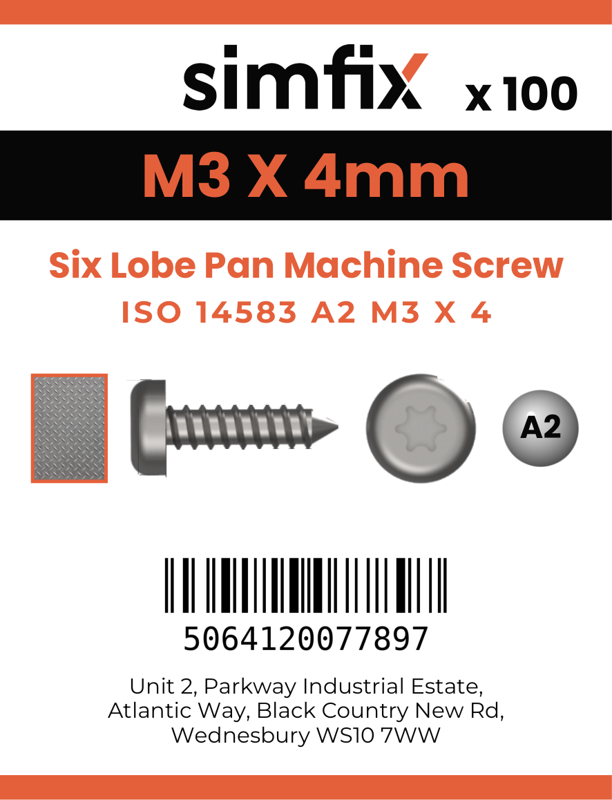 Simfix product label - 14583A203004-T