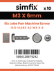 Simfix product label - 14583A203006-D
