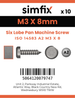 Simfix product label - 14583A203008-D