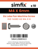 Simfix product label - 14583A204006-D