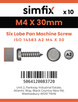 Simfix product label - 14583A204030-D