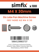 Simfix product label - 14583A204030-T