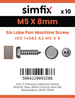 Simfix product label - 14583A205008-D