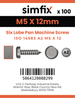 Simfix product label - 14583A205012-T
