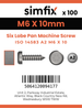 Simfix product label - 14583A206010-T