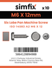 Simfix product label - 14583A206012-D