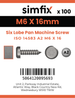Simfix product label - 14583A206016-T