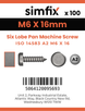 Simfix product label - 14583A206016-T
