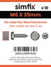 Simfix product label - 14583A206035-D