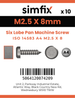 Simfix product label - 14583A4025008-D