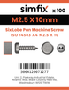 Simfix product label - 14583A4025010-T