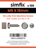 Simfix product label - 14583A405016-T
