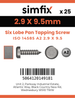 Simfix product label - 14585CA229009T8-D