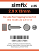Simfix product label - 14585CA229013T8-D