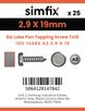 Simfix product label - 14585CA229019-D