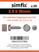 Simfix product label - 14585CA229019T8-D