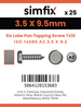 Simfix product label - 14585CA235009T10-D