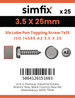 Simfix product label - 14585CA235025-D