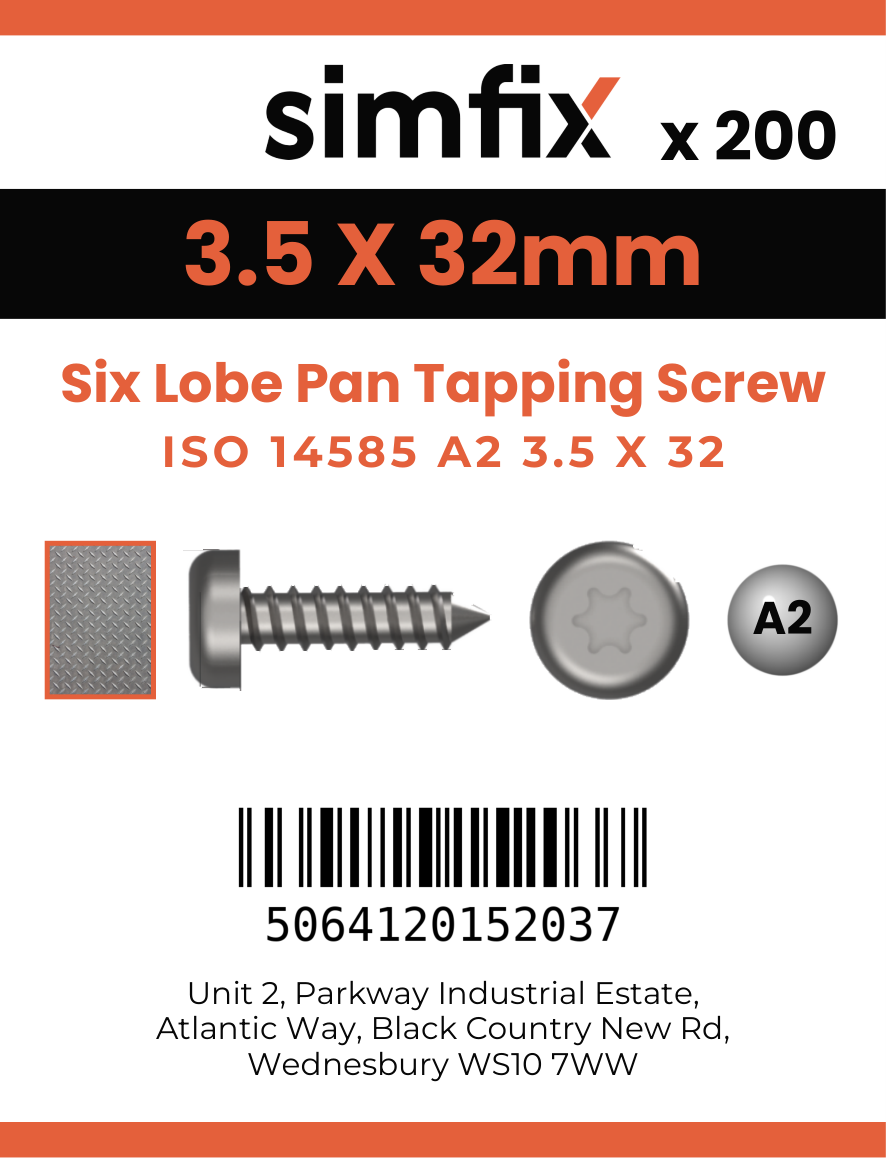 Simfix product label - 14585CA235032-T