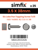 Simfix product label - 14585CA235038T15-D