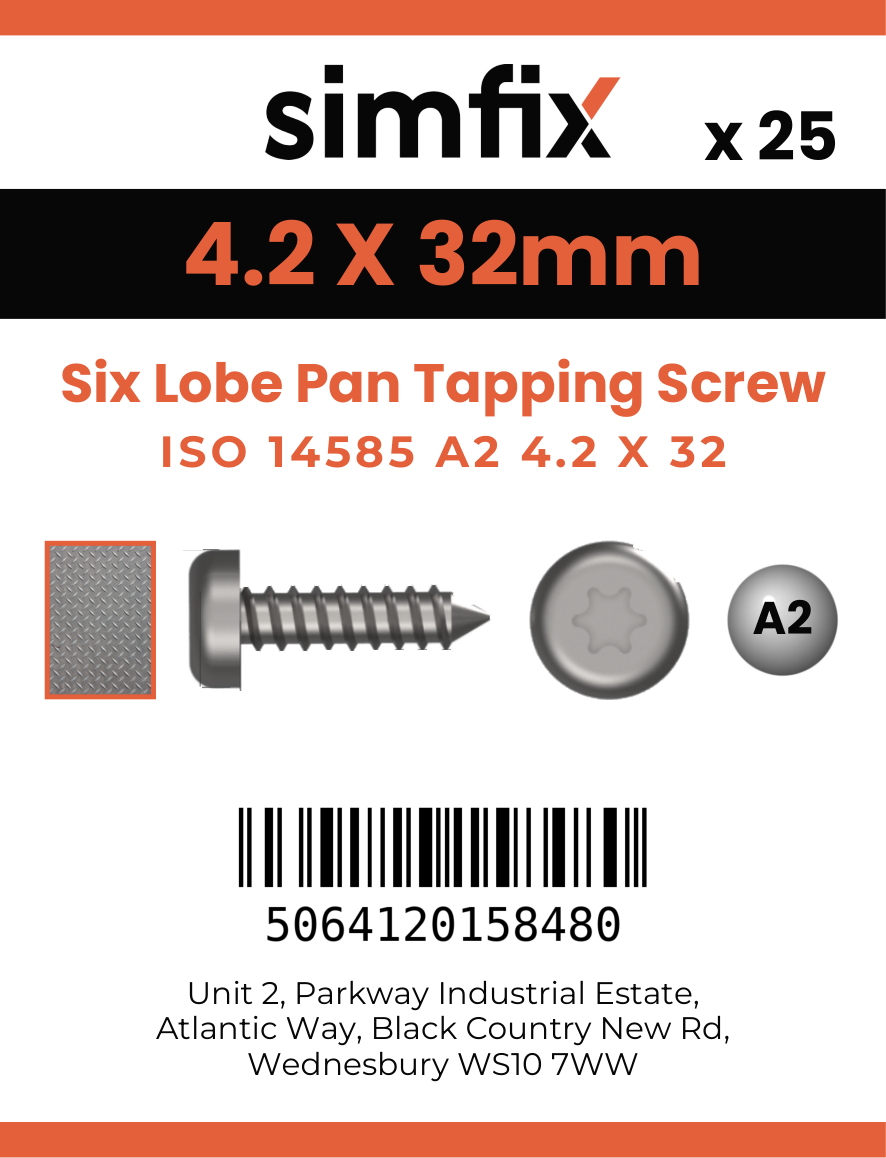 Simfix product label - 14585CA242032-D