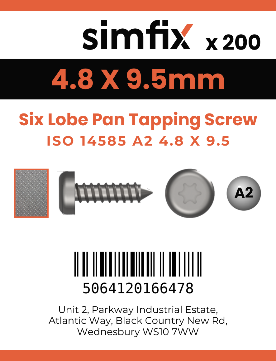 Simfix product label - 14585CA248009-T