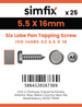 Simfix product label - 14585CA255016-D