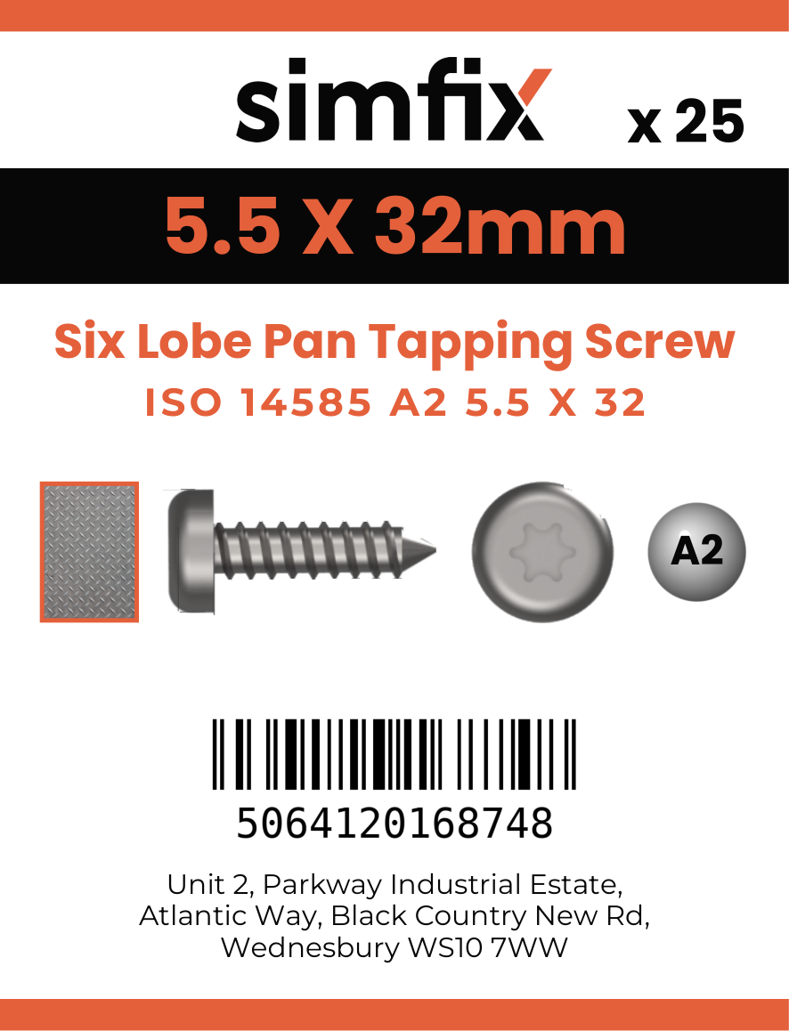 Simfix product label - 14585CA255032-D