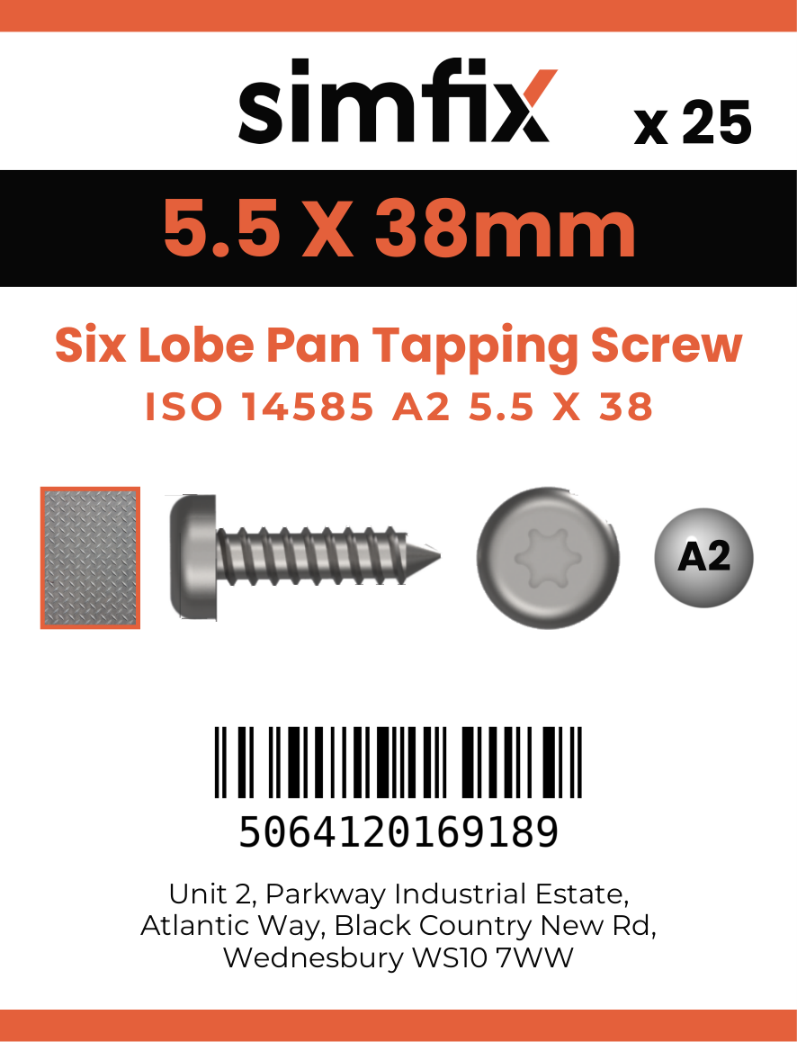 Simfix product label - 14585CA255038-D