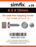 Simfix product label - 14585CA263013-D
