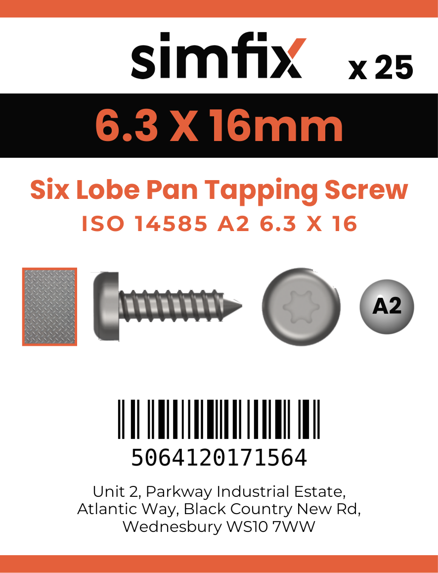 Simfix product label - 14585CA263016-D