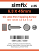 Simfix product label - 14585CA263045-D