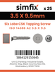 Simfix product label - 14586CA235009-D