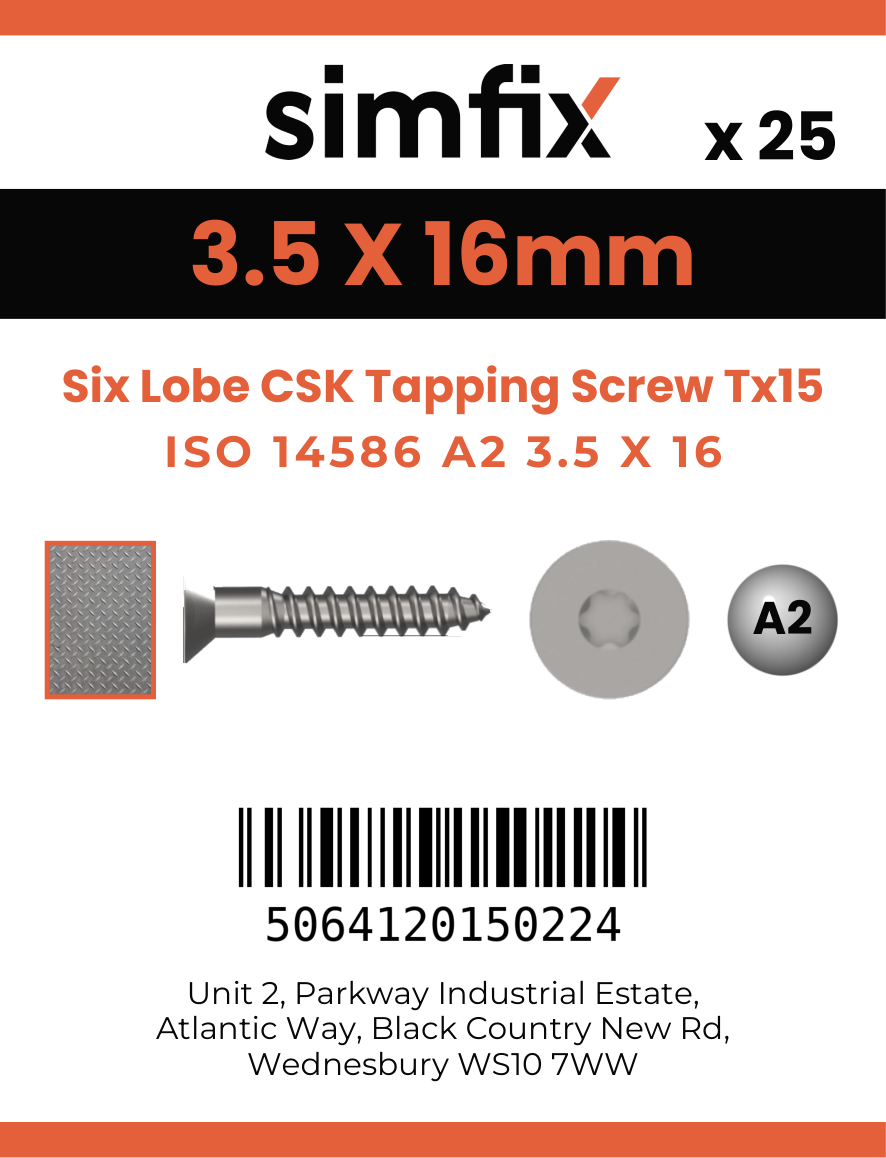 Simfix product label - 14586CA235016-D