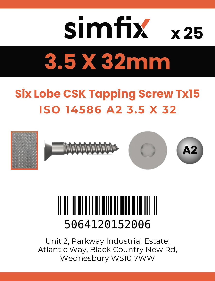 Simfix product label - 14586CA235032-D