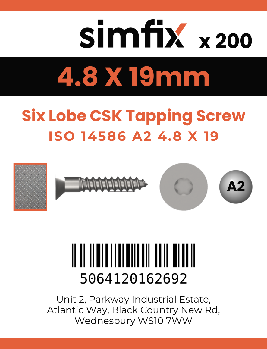 Simfix product label - 14586CA248019-T