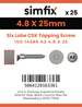 Simfix product label - 14586CA248025-D