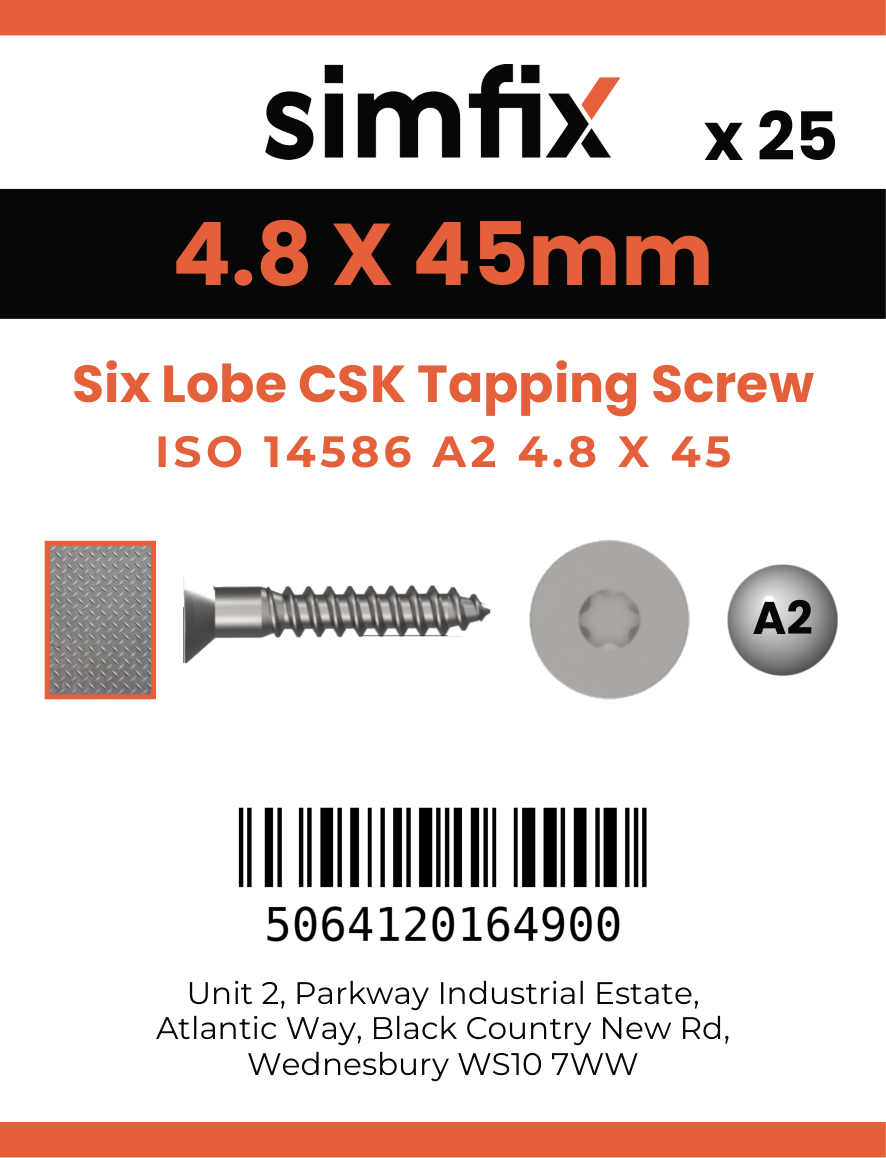 Simfix product label - 14586CA248045-D