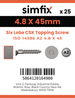 Simfix product label - 14586CA248045-D