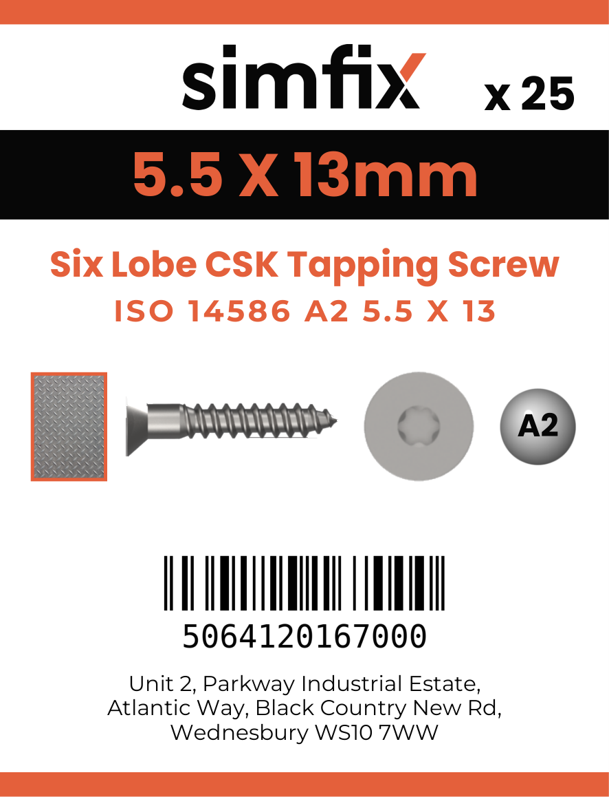 Simfix product label - 14586CA255013-D