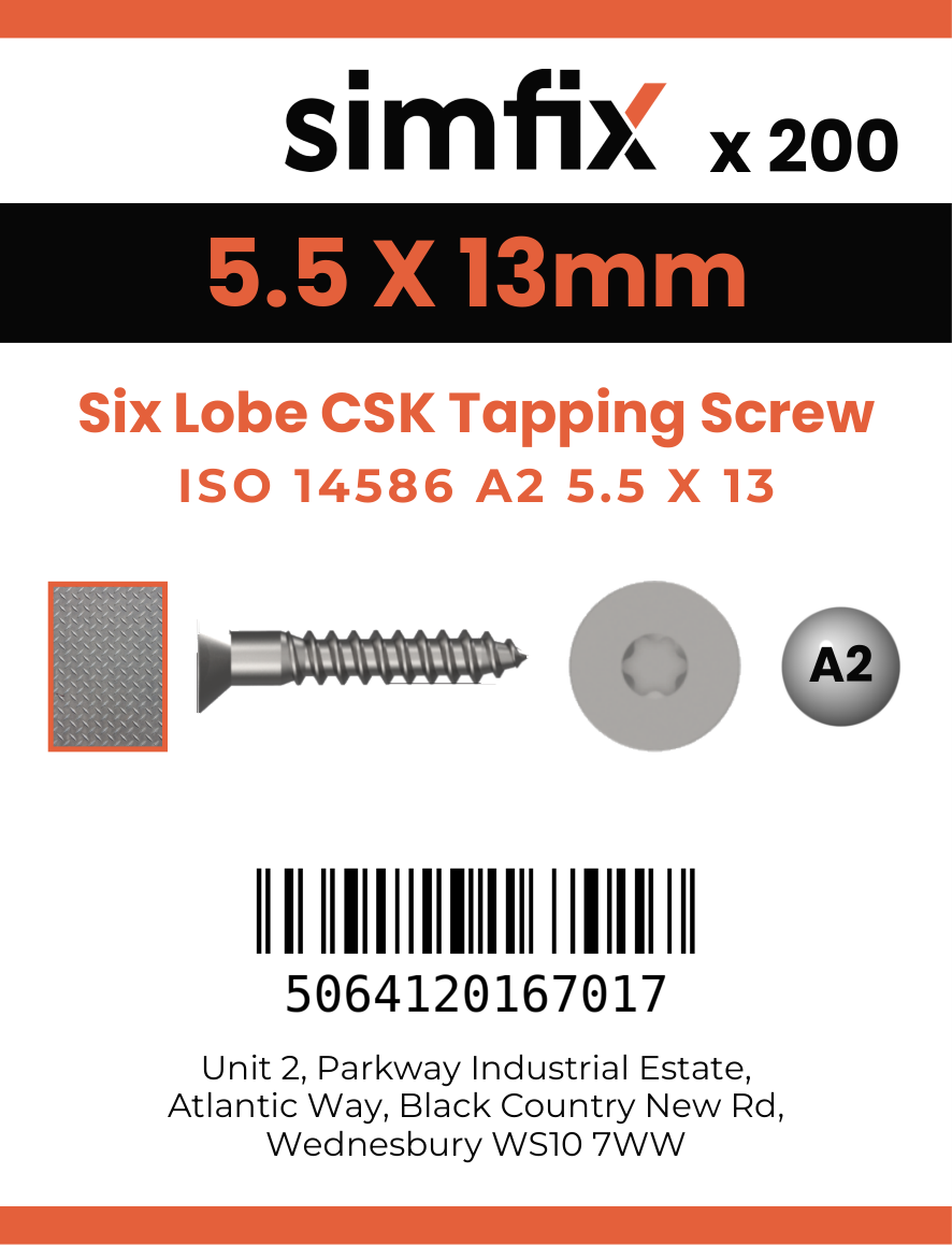 Simfix product label - 14586CA255013-T