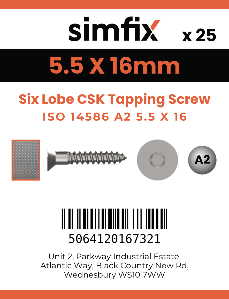 Simfix product label - 14586CA255016-D